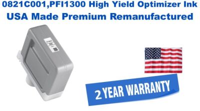 0821C001,PFI1300 High Yield Optimizer Premium USA Made Remanufactured  ink