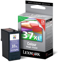 Lexmark #37XL Tri-Color Genuine Ink Cartridge (18C2180)