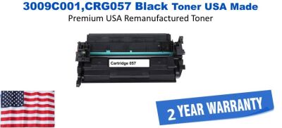 3009C001,CRG057 Black Premium USA Remanufactured Brand  Toner