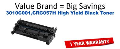 3010C001,CRG057H High Yield Black Compatible Value Brand toner