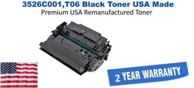 3526C001,T06 Black Premium USA Remanufactured Brand Toner