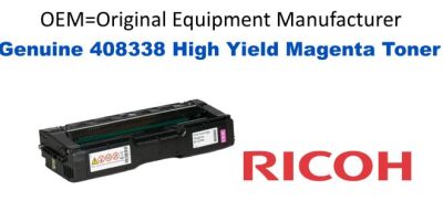 408338 Genuine High Yield Magenta Ricoh  Toner