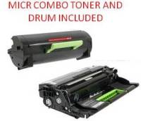 Lexmark 50F0UA0 Black Extra High Yield 20K Reman MICR Toner/Drum Combo