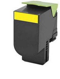 LEXMARK 80C1SY0 Yellow Remanufactured Toner Cartridge (2,000 Yield)