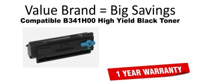 B341H00 High Yield Black Compatible Value Brand Toner