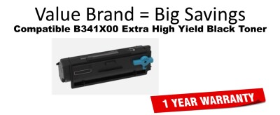 B341X00 Extra High Yield Black Compatible Value Brand Toner