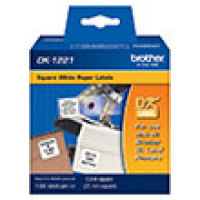 Genuine Brother DK1221 Square White Paper Labels (10/11