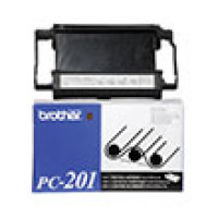Genuine Brother PC201 Black Fax Cartridge