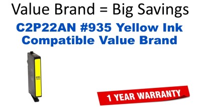 C2P22AN,#935 Yellow Compatible Value Brand ink
