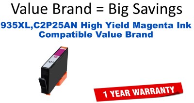 935XL,C2P25AN High Yield Magenta Compatible Value Brand ink