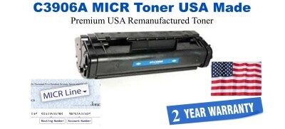C3906A,06A MICR USA Made Remanufactured toner