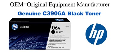 C3906A,06A Genuine Black HP Toner