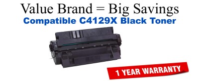 C4129X,29X High Yield Black Compatible Value Brand toner