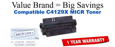 C4129X,29X MICR Compatible Value Brand toner