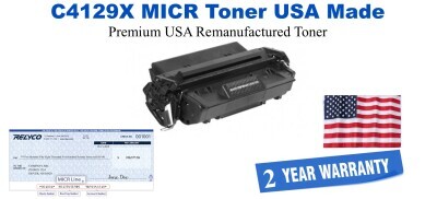 C4129X,29X MICR USA Made Remanufactured toner