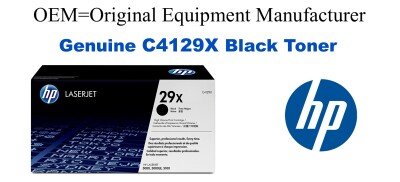 C4129X,29X Genuine High Yield Black HP Toner