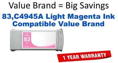 83,C4945A Light Magenta Compatible Value Brand ink