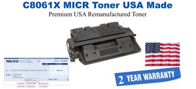 C8061,61X MICR USA Made Remanufactured toner