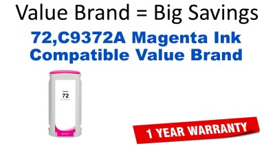 72,C9372A Magenta Compatible Value Brand ink