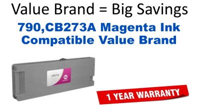 790,CB273A Magenta Compatible Value Brand ink