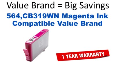564,CB319WN Magenta Compatible Value Brand ink