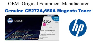 CE273A,650A Genuine Magenta HP Toner