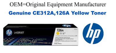 CE312A,126A Genuine Yellow HP Toner