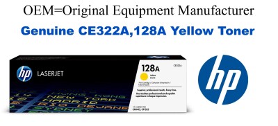 CE322A,128A Genuine Yellow HP Toner