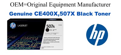 CE400X,507X Genuine High Yield Black HP Toner