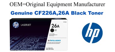 CF226A,26A Genuine Black HP Toner
