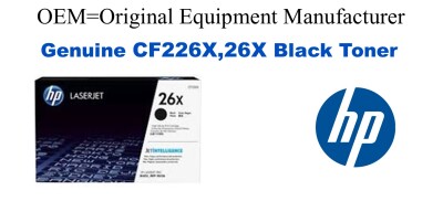 CF226X,26X Genuine High Yield Black HP Toner
