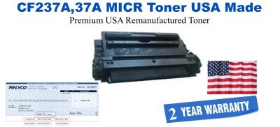 CF237A,37A MICR USA Made Remanufactured toner