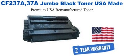 CF237A,37A Jumbo Premium USA Made Remanufactured HP Toner 50% Higher Yield