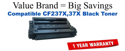 CF237X,37X High Yield Black Compatible Value Brand toner