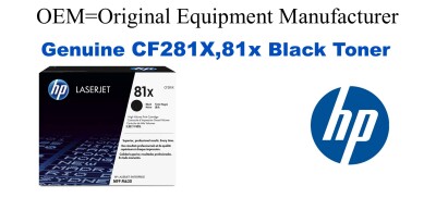 CF281X,81X Genuine High Yield Black HP Toner