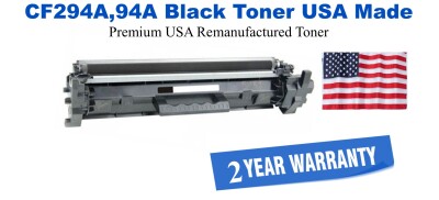 CF294A,94A Black Premium USA Remanufactured Brand Toner