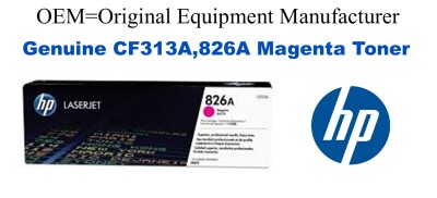 CF313A,826A Genuine Magenta HP Toner
