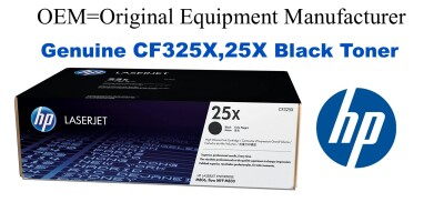 CF325X,25X Genuine High Yield Black HP Toner