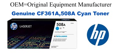 CF361A,508A Genuine Cyan HP Toner