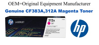 CF383A,312A Genuine Magenta HP Toner