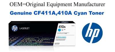 CF411A,410A Genuine Cyan HP Toner