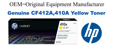 CF412A,410A Genuine Yellow HP Toner