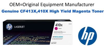 CF413X,410X Genuine High Yield Magenta HP Toner