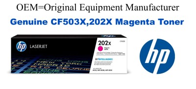 CF503X,202X Genuine High Yield Magenta HP Toner