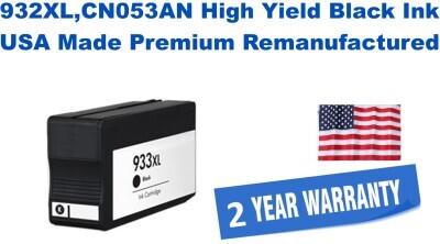 932XL,CN053AN High Yield Black Premium USA Made Remanufactured ink