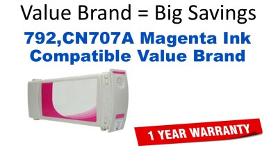 792,CN707A Magenta Compatible Value Brand ink