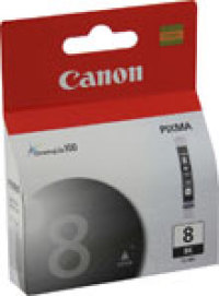 Genuine Canon CLI-8BK Black Ink Cartridge (0620B002)