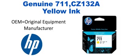 711,CZ132A Genuine Yellow HP Ink