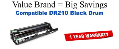 DR210K Black Compatible Value Brand Drum