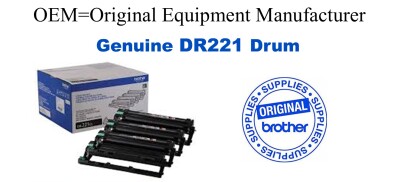 DR221CL 4-Color Genuine Brother Drum
